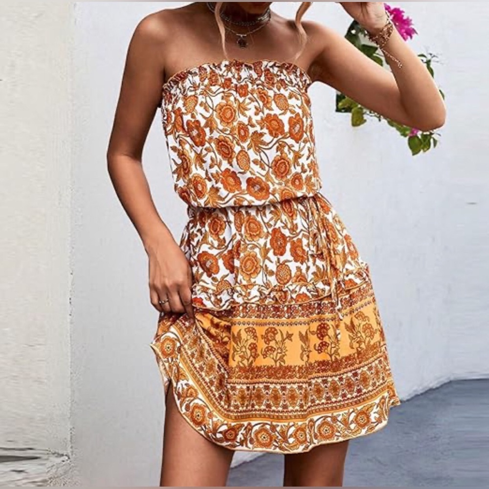 Strapless Sundress NWT - Picture 2 of 7